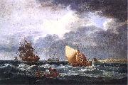 Aleksander Orlowski Marine Landscape oil on canvas